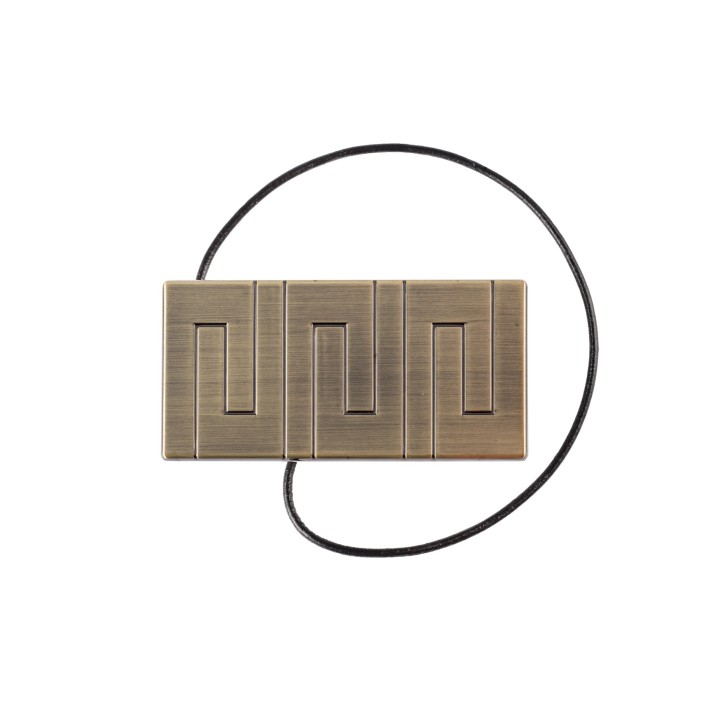 KLIPS PROSTOKĄT ANTYK MOSIĄDZ