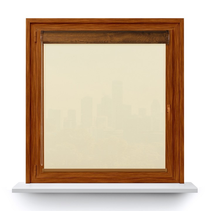 Roleta w kasecie PCV Gładka Przyciemniająca Madryt bez prowadnic Biała 850