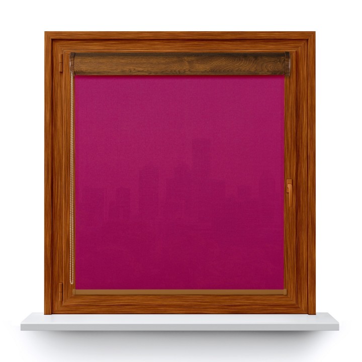 Roleta w kasecie PCV Gładka Przyciemniająca Madryt bez prowadnic Fioletowa 854