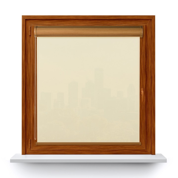 Roleta w kasecie PCV Gładka Przyciemniająca Madryt bez prowadnic Biała 850