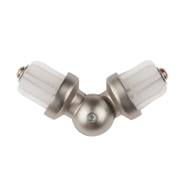 ŁĄCZNIK KĄTOWY CHROM MAT 19