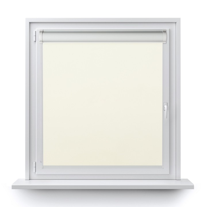 Roleta w kasecie PCV Gładka Zaciemniająca EX Termo Blackout bez prowadnic Biała 31