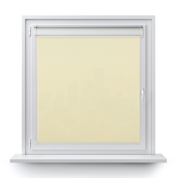 Roleta w kasecie PCV Gładka Przyciemniająca Eden bez prowadnic Kremowa 127