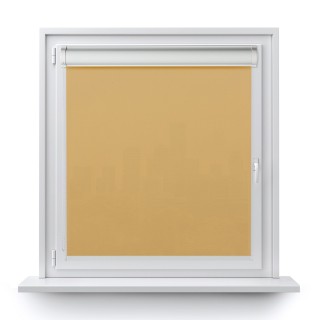 Roleta w kasecie PCV Gładka Przyciemniająca Eden bez prowadnic Beżowa 129