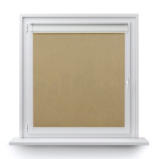 Roleta w kasecie PCV Gładka Przyciemniająca Eden bez prowadnic Ciemnobeżowa 131