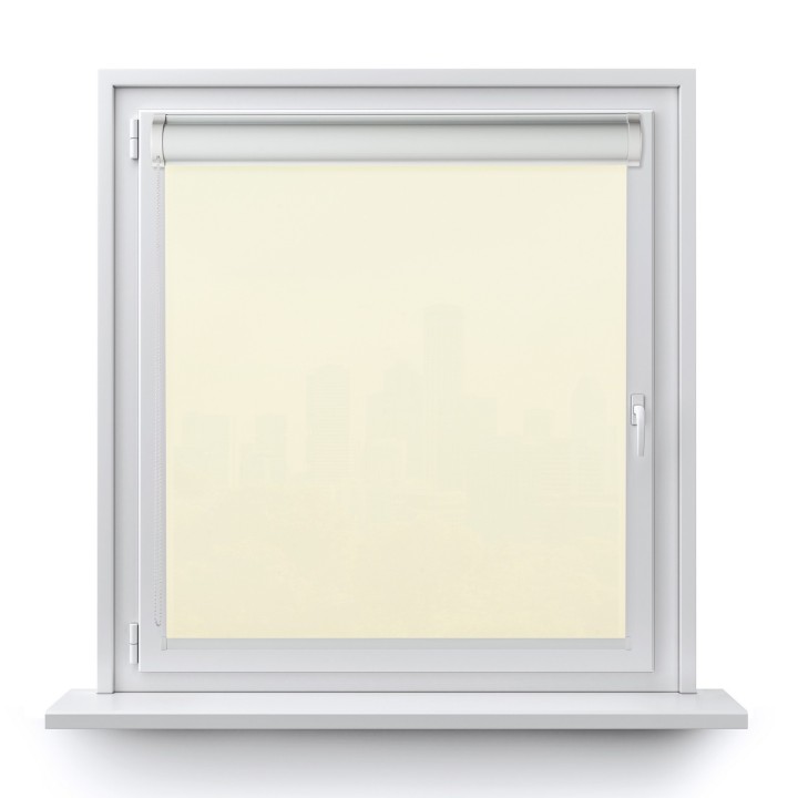 Roleta w kasecie PCV Gładka Przyciemniająca Eden bez prowadnic Biała 137