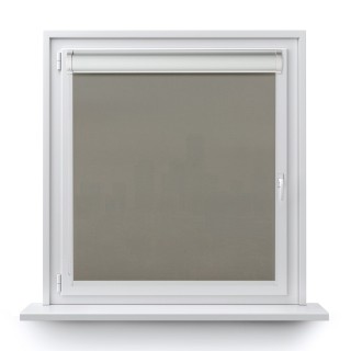 Roleta w kasecie PCV Gładka Przyciemniająca Eden bez prowadnic Jasnoszara 138
