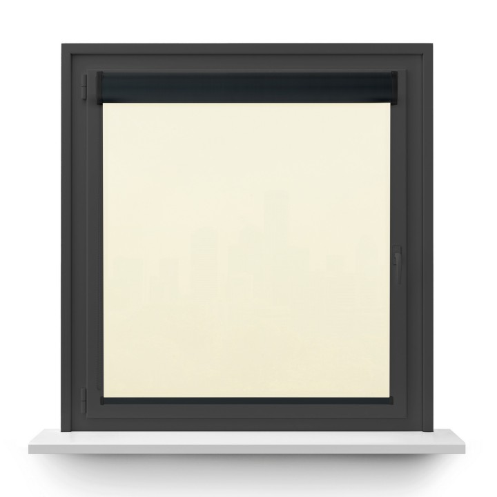 Roleta w kasecie PCV Gładka Przyciemniająca Eden bez prowadnic Biała 137