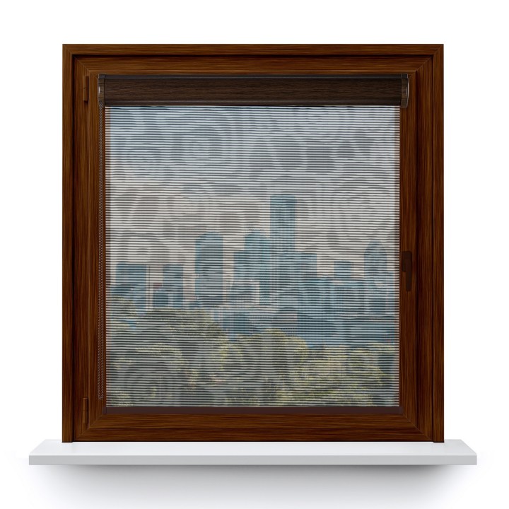 Roleta w kasecie PCV Gładka Przyciemniająca Borneo bez prowadnic Czarna 107