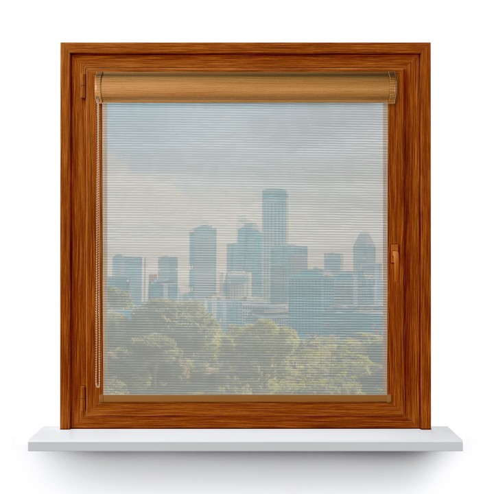 Roleta w kasecie PCV Gładka Przyciemniająca Borneo bez prowadnic Szara 103