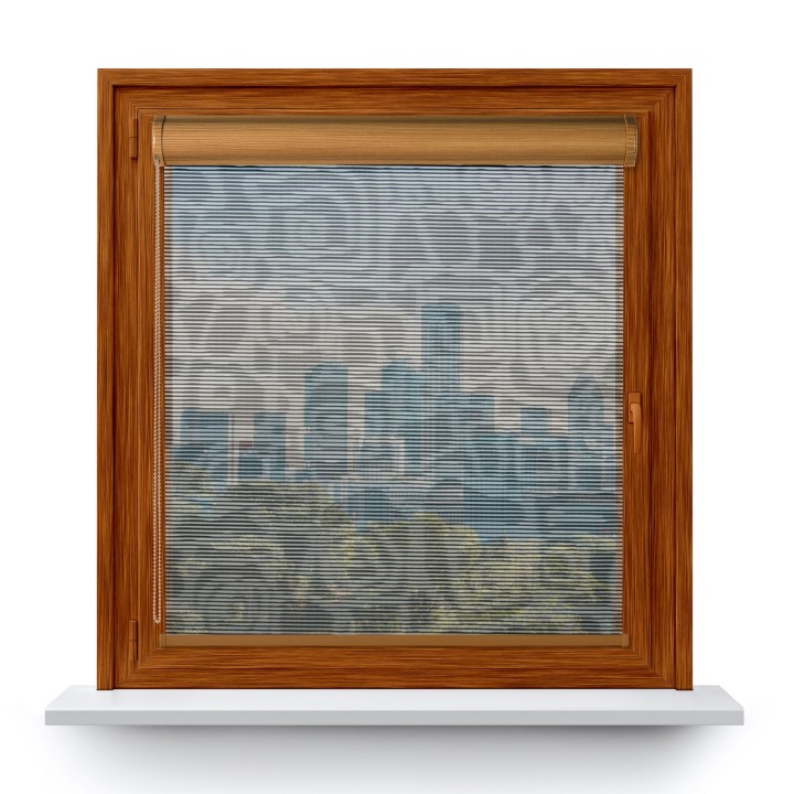 Roleta w kasecie PCV Gładka Przyciemniająca Borneo bez prowadnic Czarna 107