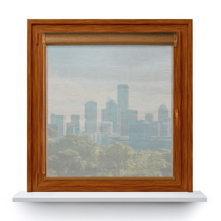 Roleta w kasecie PCV Gładka Przyciemniająca Borneo bez prowadnic Szara 103