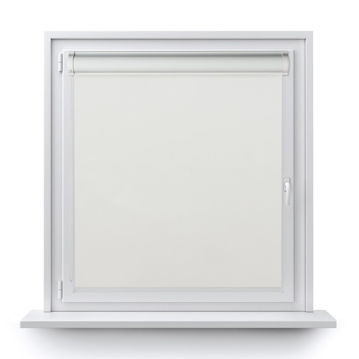 Roleta w kasecie PCV Gładka Zaciemniająca Termo Zaciemniająca bez prowadnic Biała 51