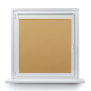 Roleta w kasecie PCV Gładka Zaciemniająca Termo Zaciemniająca bez prowadnic Beżowa 53