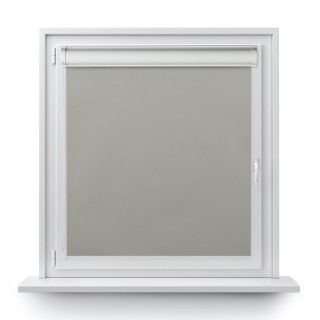 Roleta w kasecie PCV Gładka Zaciemniająca Termo Zaciemniająca bez prowadnic Szara 54