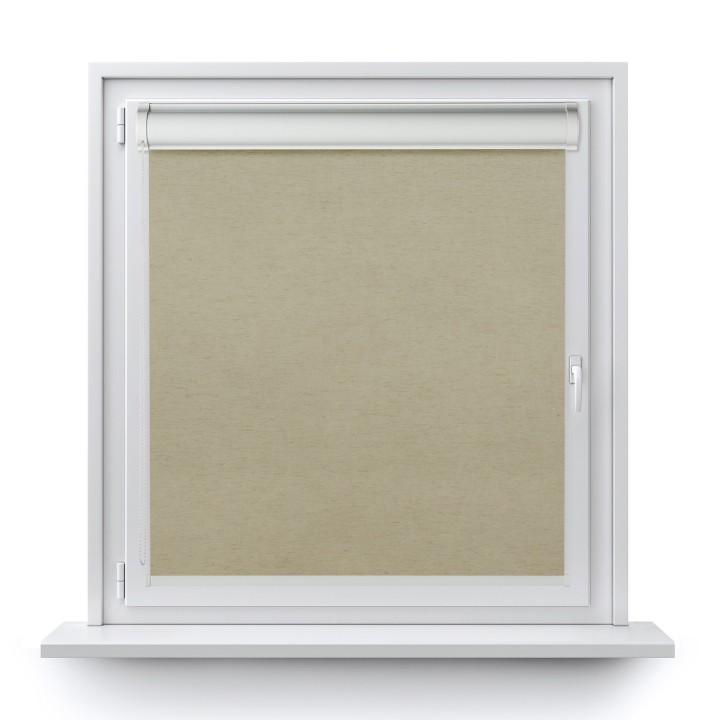 Roleta w kasecie PCV Gładka Zaciemniająca Termo Zaciemniająca bez prowadnic Jasnoszara 064