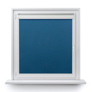 Roleta w kasecie PCV Gładka Zaciemniająca Termo Zaciemniająca bez prowadnic Niebieska 304