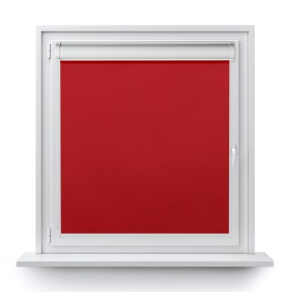 Roleta w kasecie PCV Gładka Zaciemniająca Termo Zaciemniająca bez prowadnic Czerwona 306