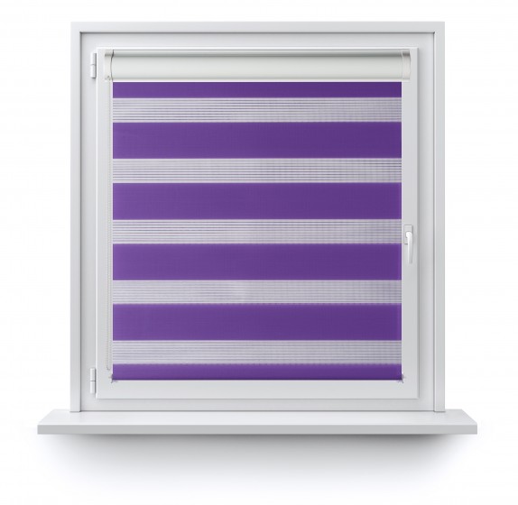 Roller blind in PVC casette Day-Night Classic Wrzos 608