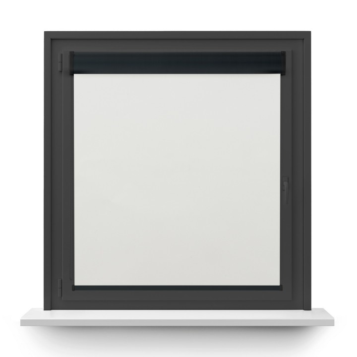 Roleta w kasecie PCV Gładka Zaciemniająca Termo Zaciemniająca bez prowadnic Biała 51