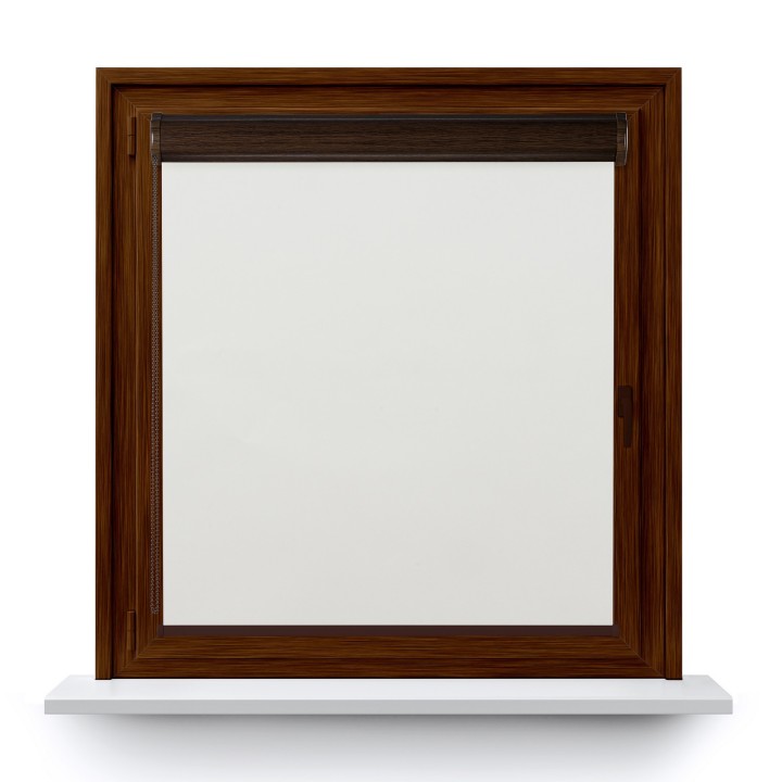 Roleta w kasecie PCV Gładka Zaciemniająca Termo Zaciemniająca bez prowadnic Biała 51