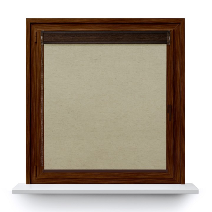 Roleta w kasecie PCV Gładka Zaciemniająca Termo Zaciemniająca bez prowadnic Jasnoszara 064