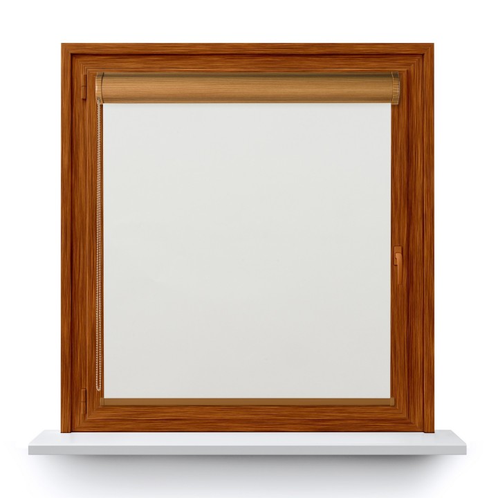 Roleta w kasecie PCV Gładka Zaciemniająca Termo Zaciemniająca bez prowadnic Biała 51