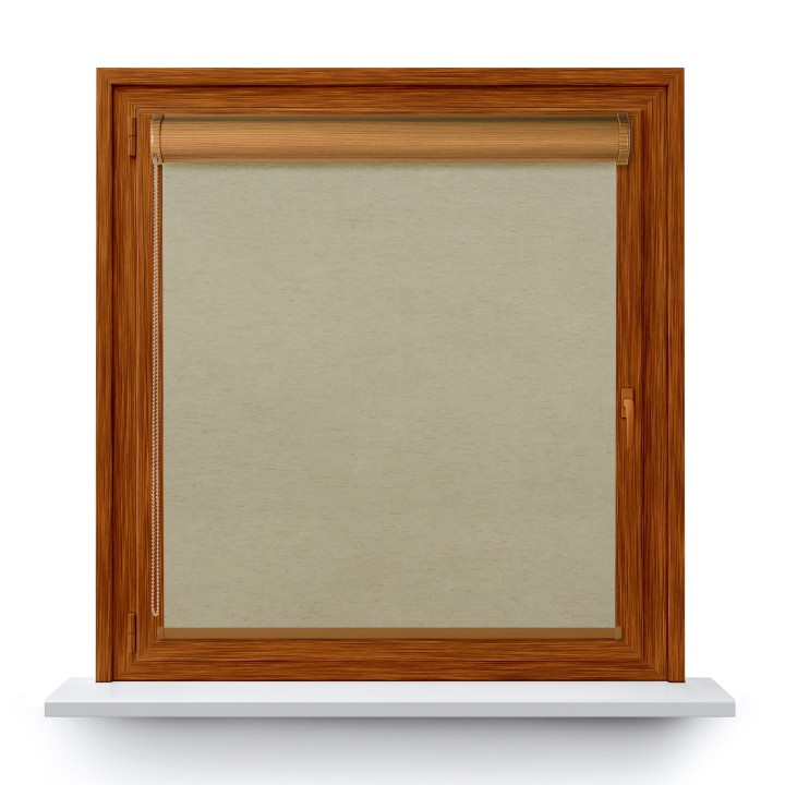 Roleta w kasecie PCV Gładka Zaciemniająca Termo Zaciemniająca bez prowadnic Jasnoszara 064