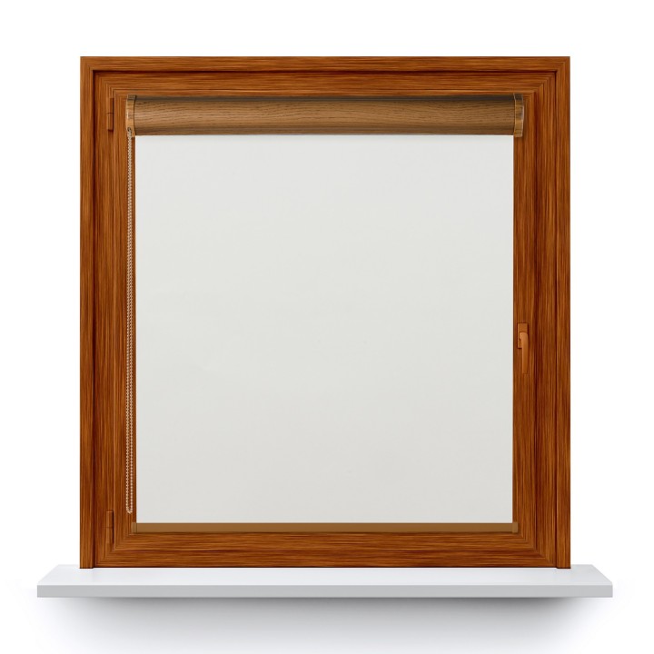 Roleta w kasecie PCV Gładka Zaciemniająca Termo Zaciemniająca bez prowadnic Biała 51