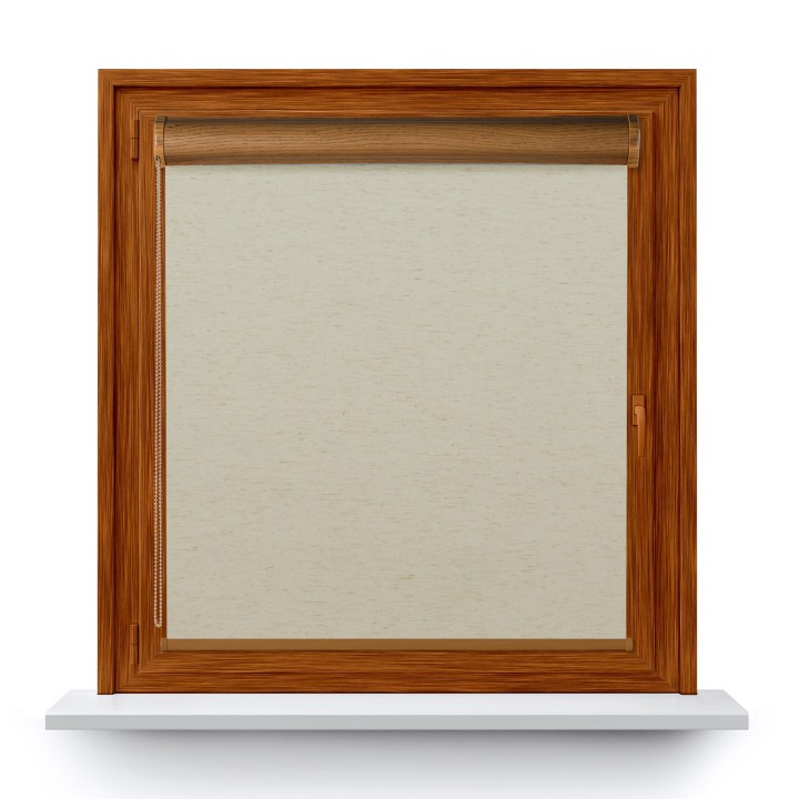 Roleta w kasecie PCV Gładka Zaciemniająca Termo Zaciemniająca bez prowadnic Beżowa 063