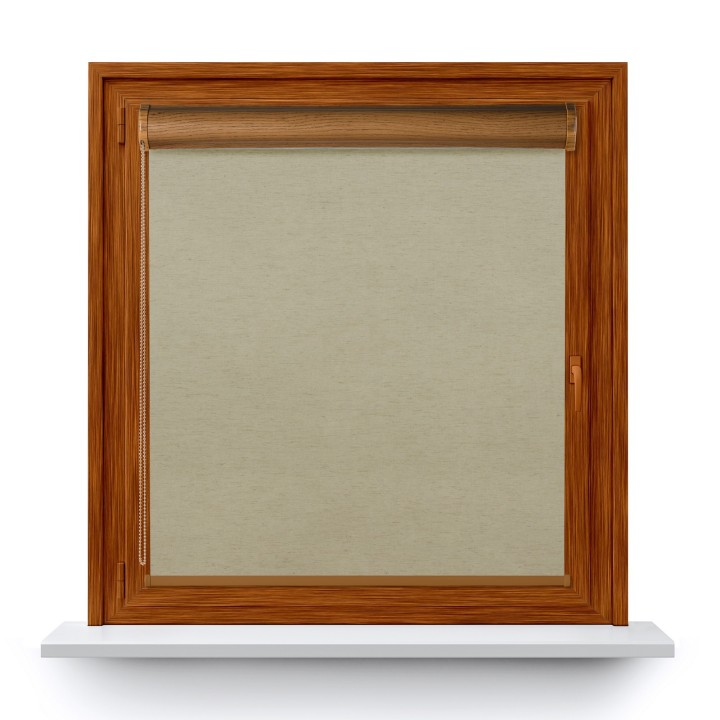 Roleta w kasecie PCV Gładka Zaciemniająca Termo Zaciemniająca bez prowadnic Jasnoszara 064