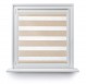 Roller blind in PVC cassette with guide Day-Night Bahama XV Słomkowy Drewnopodobny BH1504