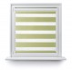 Roller blind in PVC cassette with guide Day-Night Bahama XXIII green BH2306