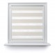 Roller blind in PVC casette with guide Day-Night Bahama XXIII light cream BH2301