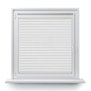 Roleta w kasecie PCV Dzień Noc Przyciemniająca Modern bez prowadnic Biała 1801