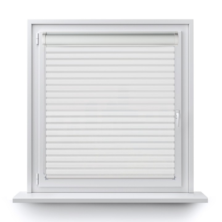 Roleta w kasecie PCV Dzień Noc Przyciemniająca Modern bez prowadnic Biała 1801
