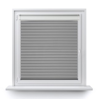 Roleta w kasecie PCV Dzień Noc Przyciemniająca Modern bez prowadnic Szara 1804