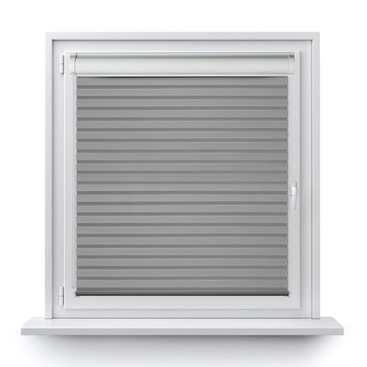 Roleta w kasecie PCV Dzień Noc Przyciemniająca Modern bez prowadnic Szara 1804