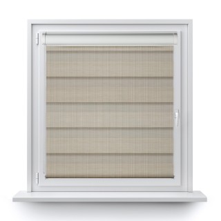 Roleta w kasecie PCV Dzień Noc Przyciemniająca Organza bez prowadnic Beżowa 2