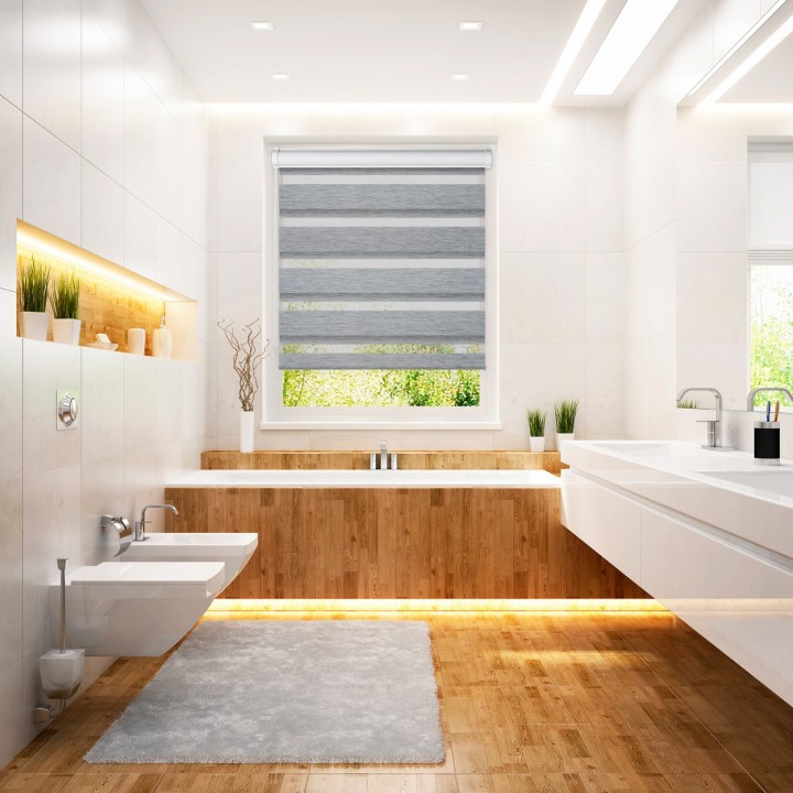 Roleta w kasecie PCV Dzień Noc Przyciemniająca Olivia bez prowadnic Olivia 06