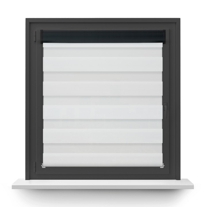 Roleta w kasecie PCV Dzień Noc Przyciemniająca Olivia bez prowadnic Olivia 01