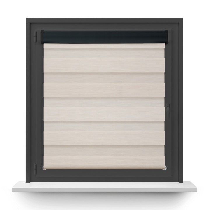 Roleta w kasecie PCV Dzień Noc Przyciemniająca Olivia bez prowadnic Olivia 03