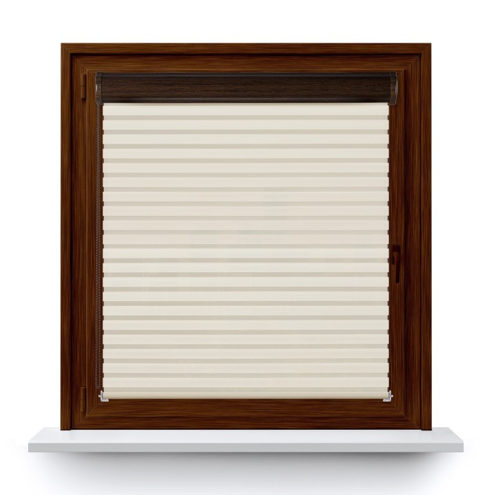 Roleta w kasecie PCV Dzień Noc Przyciemniająca Modern bez prowadnic Kremowa 1802