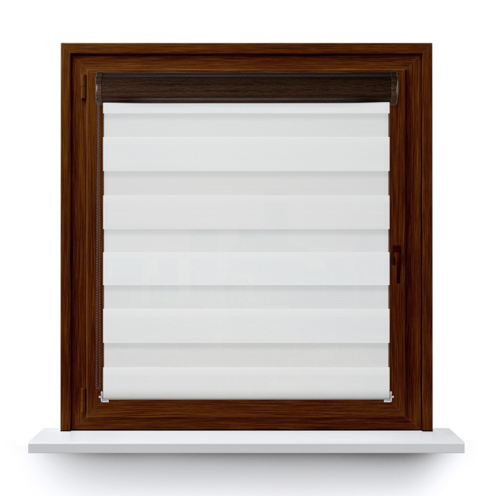 Roleta w kasecie PCV Dzień Noc Przyciemniająca Olivia bez prowadnic Olivia 01