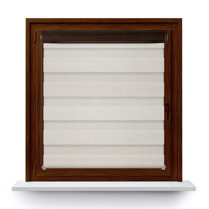 Roleta w kasecie PCV Dzień Noc Przyciemniająca Olivia bez prowadnic Olivia 02