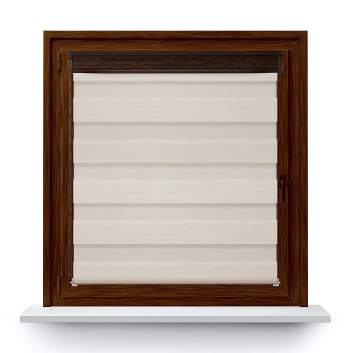 Roleta w kasecie PCV Dzień Noc Przyciemniająca Olivia bez prowadnic Olivia 03