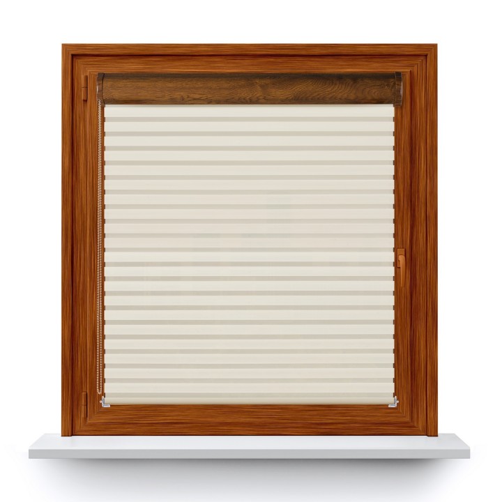 Roleta w kasecie PCV Dzień Noc Przyciemniająca Modern bez prowadnic Kremowa 1802