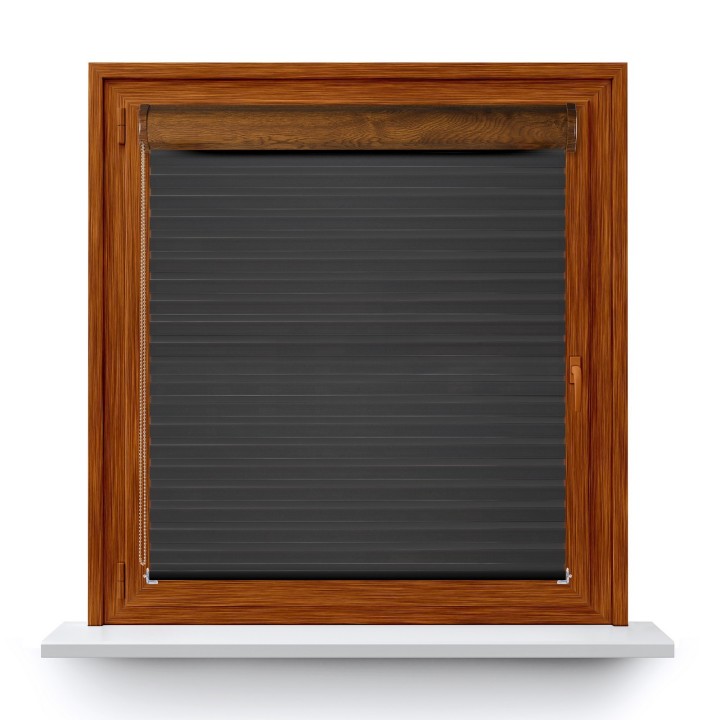 Roleta w kasecie PCV Dzień Noc Przyciemniająca Modern bez prowadnic Ciemnoszara 1805