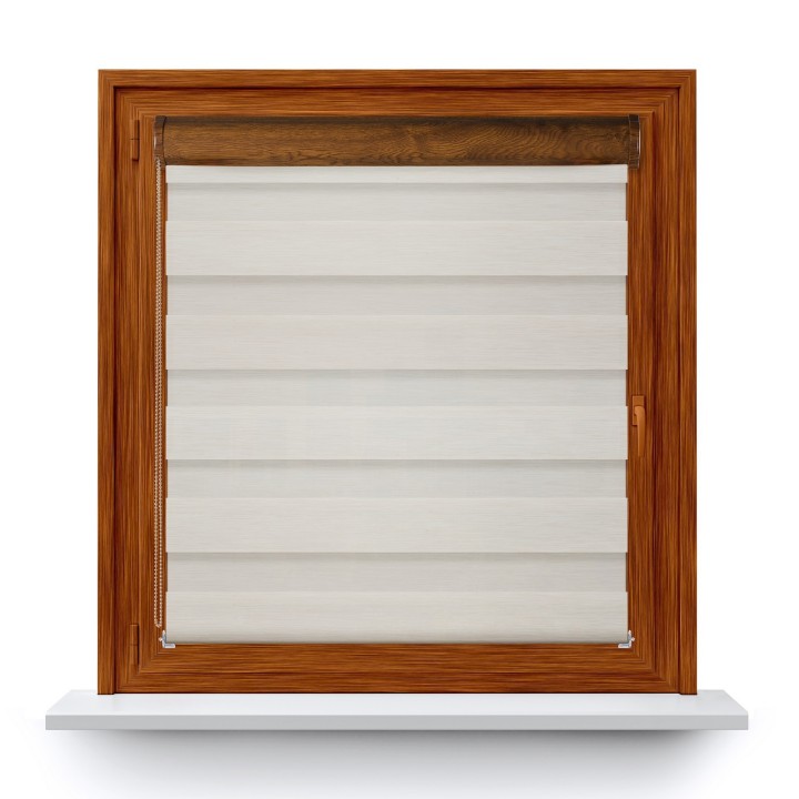 Roleta w kasecie PCV Dzień Noc Przyciemniająca Olivia bez prowadnic Olivia 02