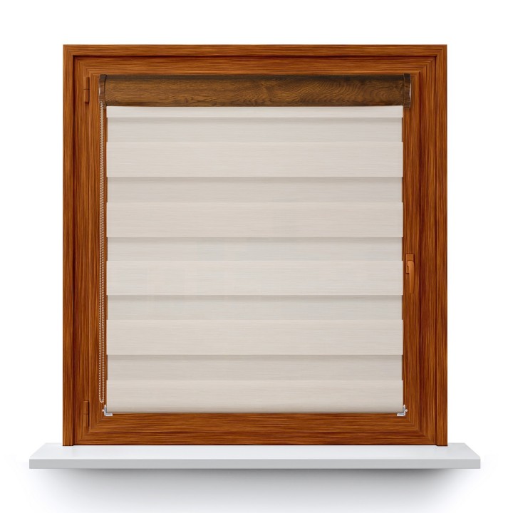 Roleta w kasecie PCV Dzień Noc Przyciemniająca Olivia bez prowadnic Olivia 03